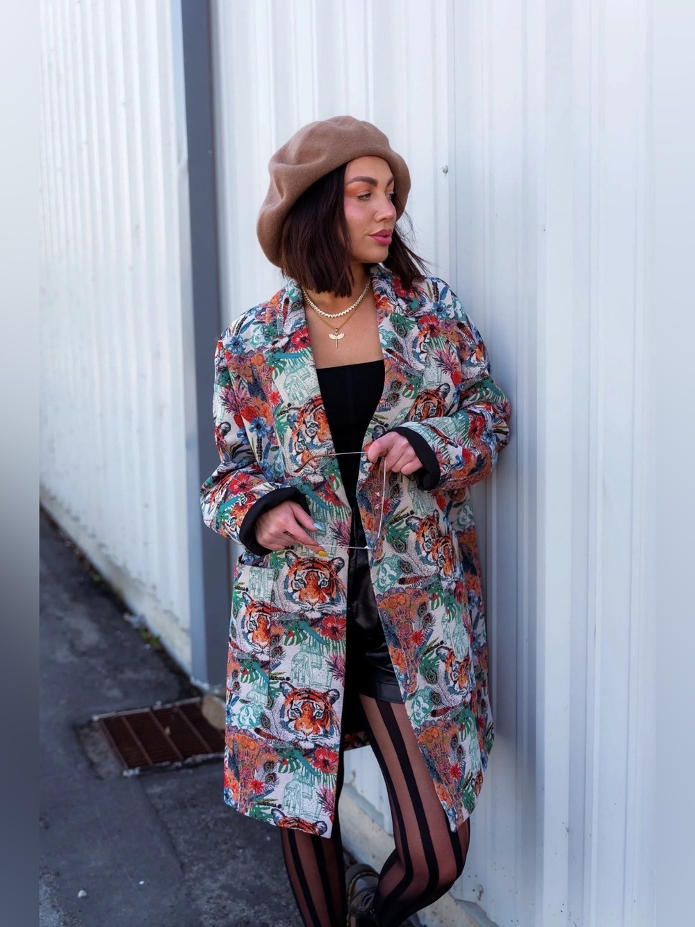 Dressed in LaLa Scorpio Coat in Wild Soul Jacquard - Size 2X/3X